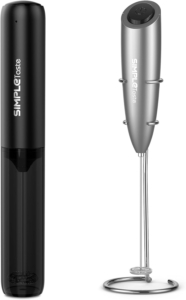 Best Budget Milk Frothers (2026): 7 Cheap Foam-Makers That Actually Work 3 SIMPLETaste milk frother with hot and cold frothing attachments